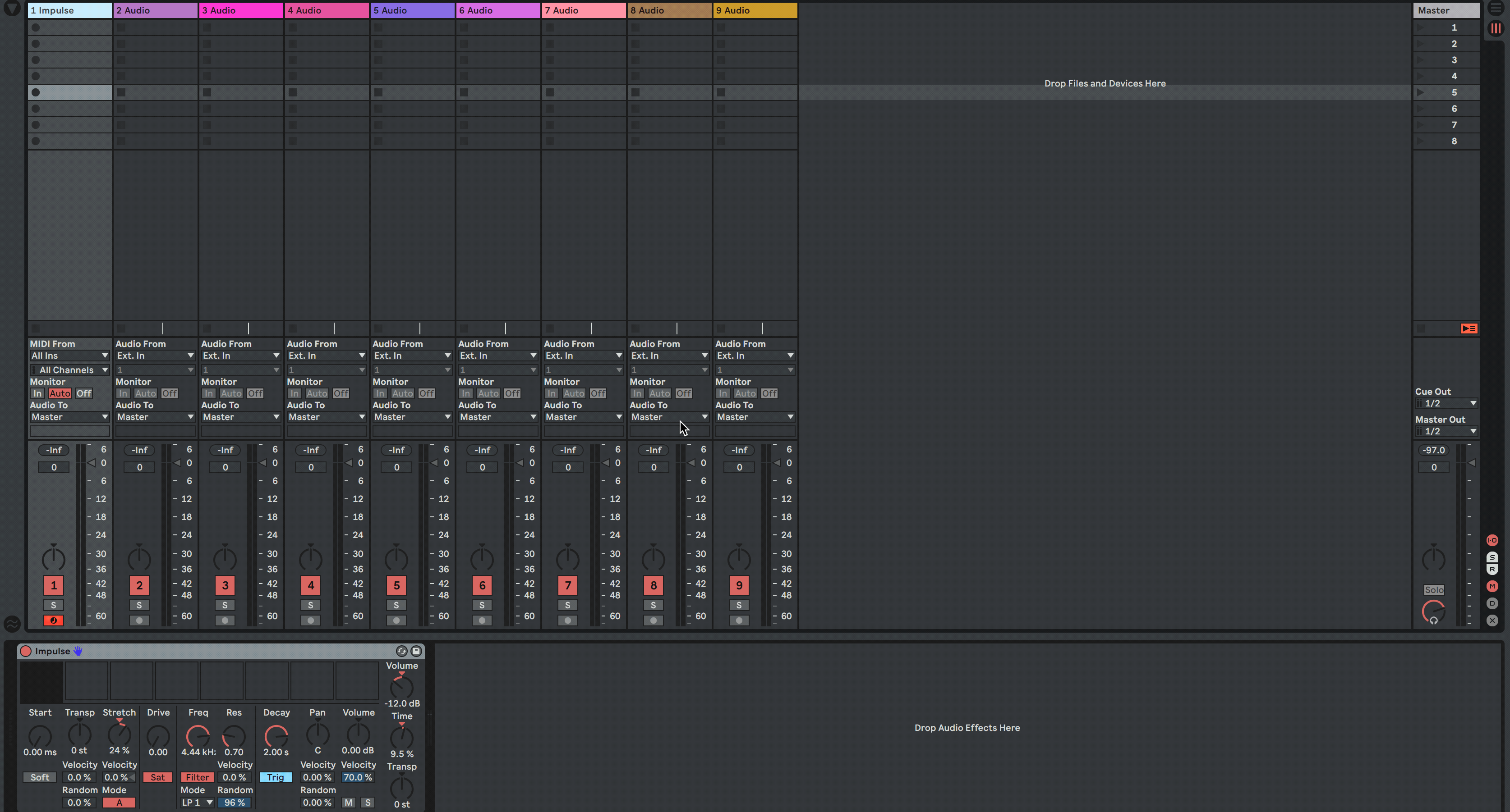აუდიო არხების მონიშვნა