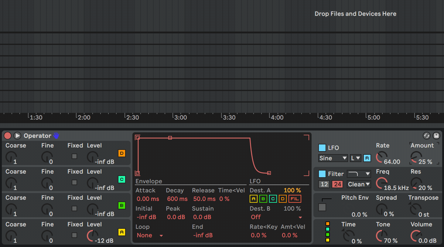 ოპერატორის ლფოს სიმძლავრე