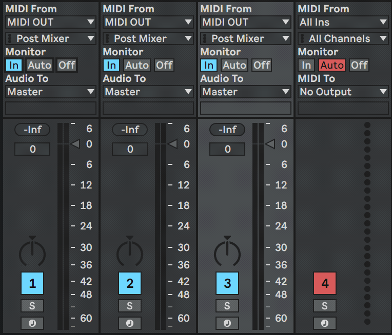Arm recording ის ჩართვა