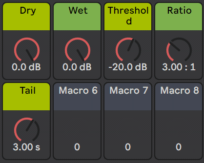 მაკროების სეთინგები