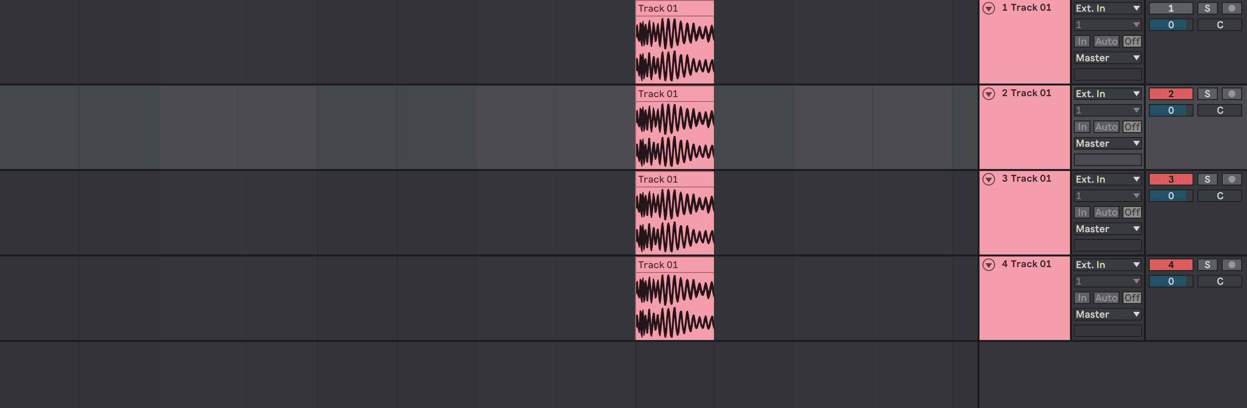 აუდიო არხის შექმნა