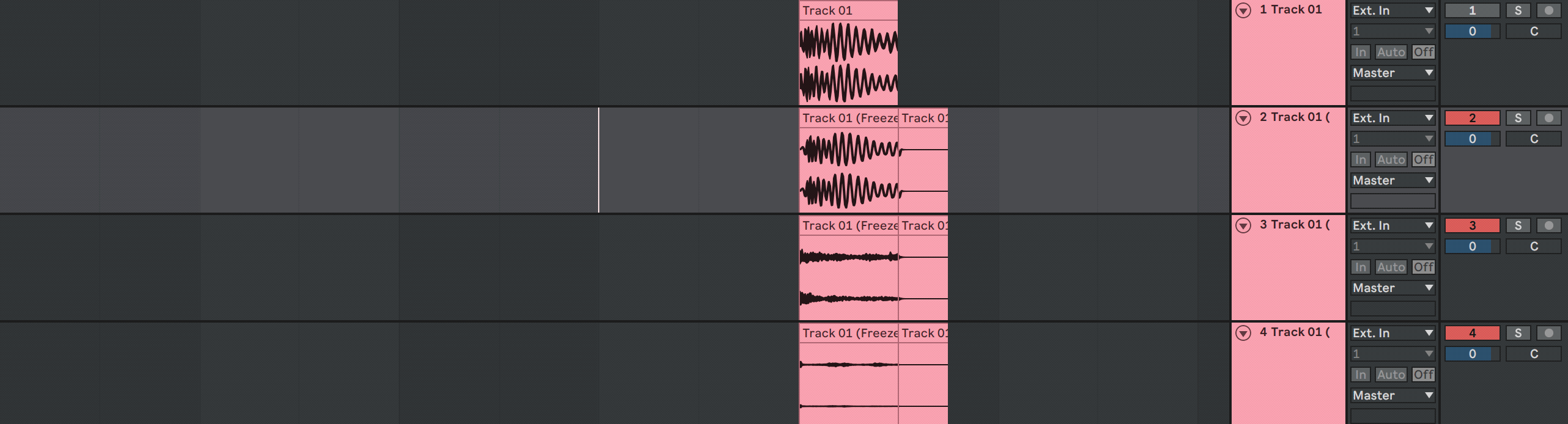 აუდიო არხის შექმნა