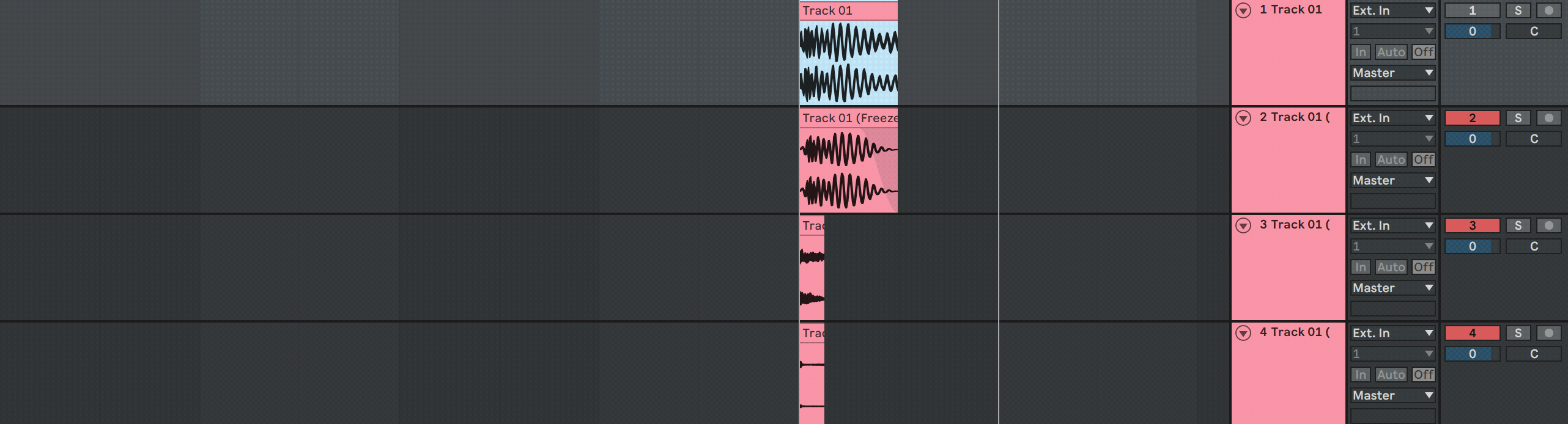 აუდიო არხის შექმნა