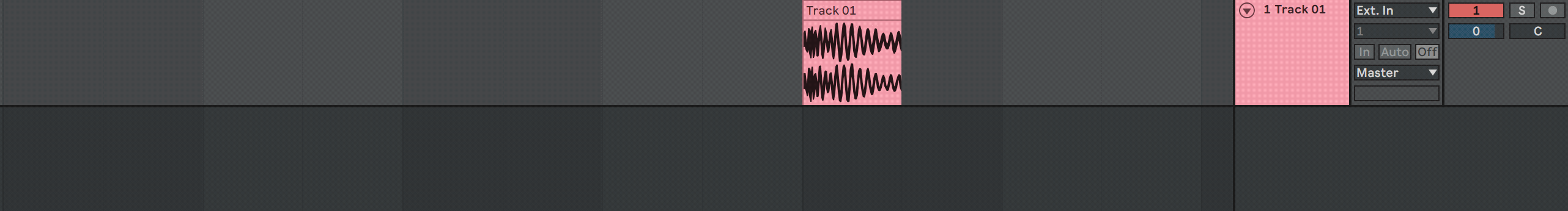 აუდიო არხის შექმნა